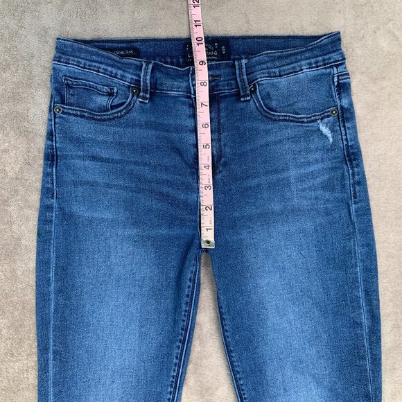 Lucky Brand Brooke Legging Skinny Zippered Ankle Mid Rise Jeans Sz6 - Picture 12 of 16